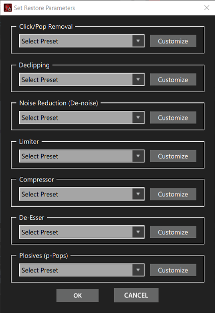 Audio Restoration module