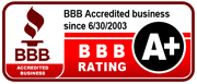 BBB Accredited Rating Badge